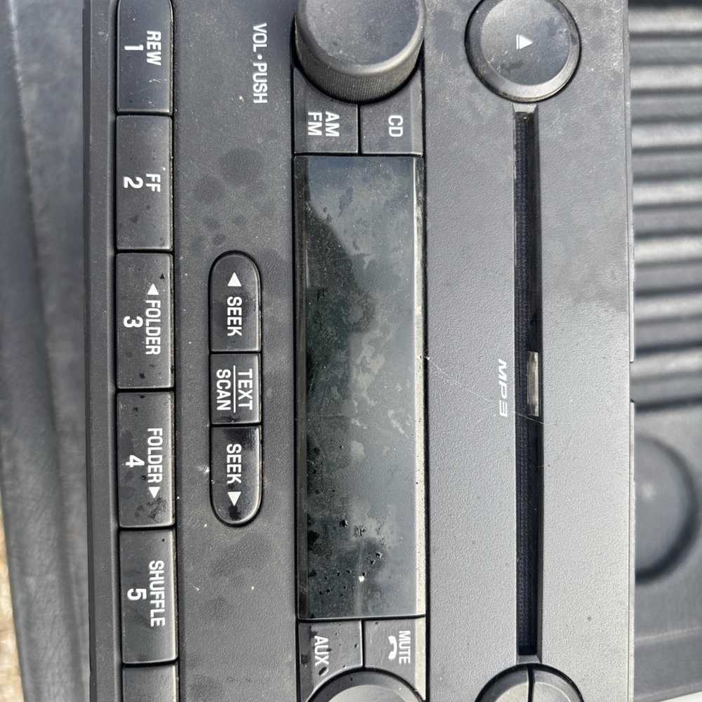 Ford Metallic Gray Audio Component